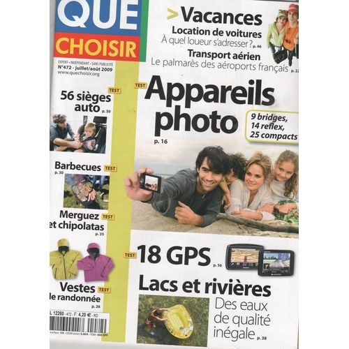 Que Choisir  N° 472 : Appareils Photos