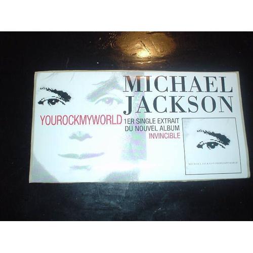 Autocollant Michael Jackson Invincible