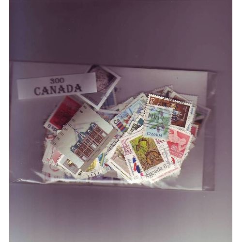 Canada - Lot De 300 Timbres Differents