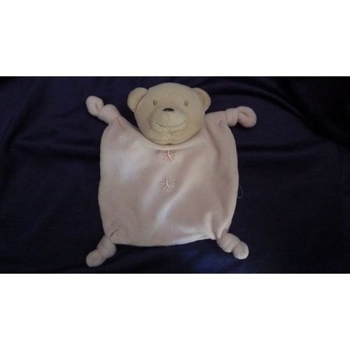 Absorba Doudou Plat Ours Rose