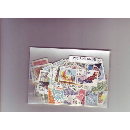 Finlande - Lot De 200 Timbres Differents