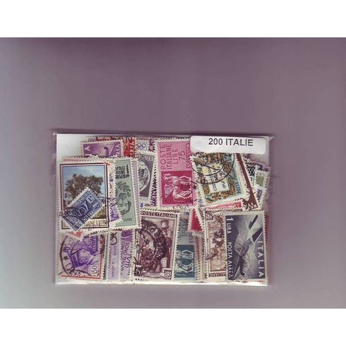 Italie - Lot De 200 Timbres Differents -