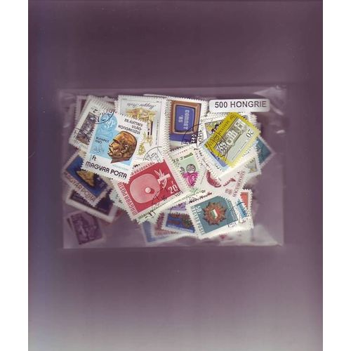 Hongrie - Lot De 500 Timbres Differents