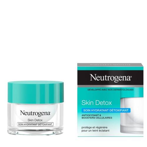 Pack De 3 - Neutrogena Skin Detox Soin Hydratant Détoxifiant Anti Pollution 50ml 