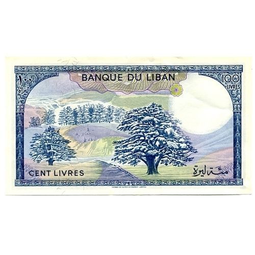 Lot 2 Billets : 100 Livres Et 50 Livres Libanaises