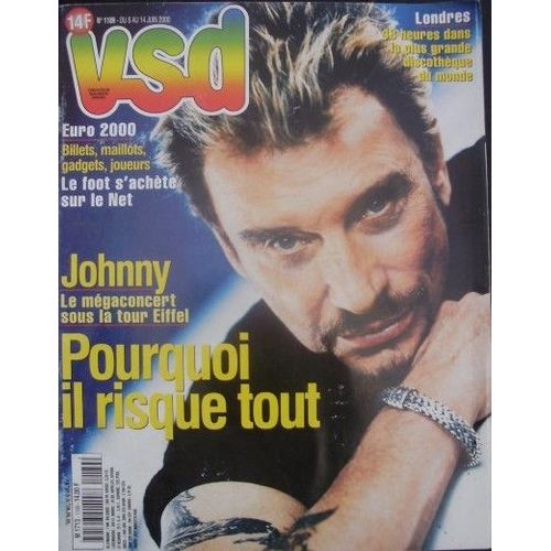 Vsd  N° 1189 : Johnny Le Mégaconcert Sous La Tour Eiffel
