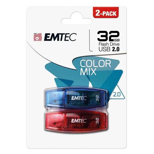 emtec cle usb pack 2 usb 2.0 32gb