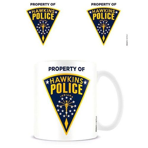 Pyramid Tasse Avec Insigne De Police Hawkins Stranger Things