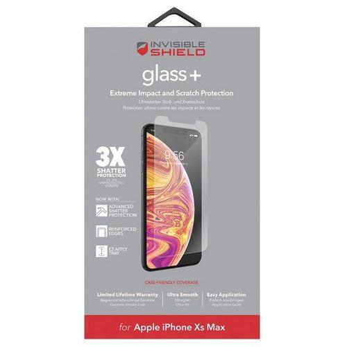 zagg invisible shield iphone xs max glass