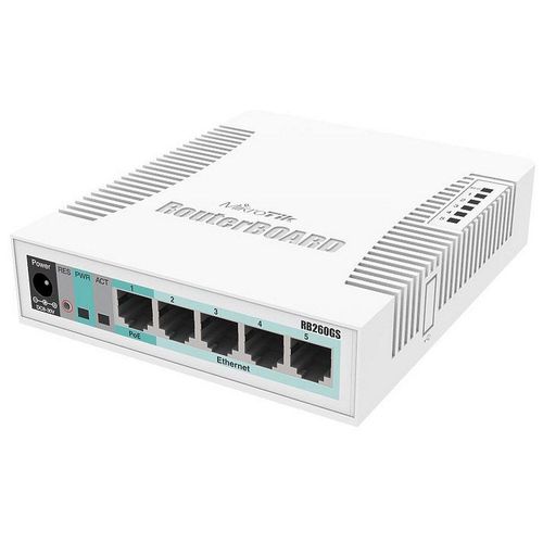 mikrotik ports rb hub switch 5 260gs