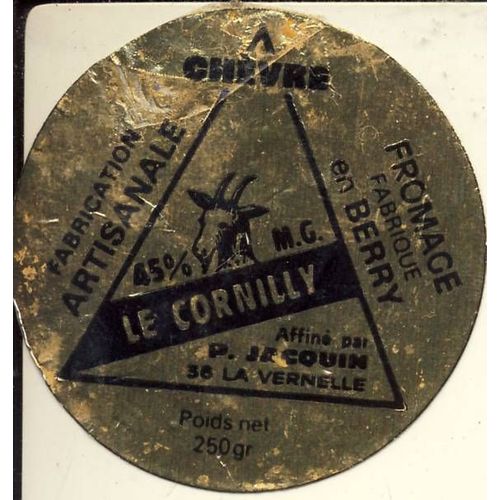 Etiquette De Fromage - Chèvre Le Cornilly