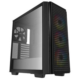 deepcool boitier de la tour cg540 argb crystal