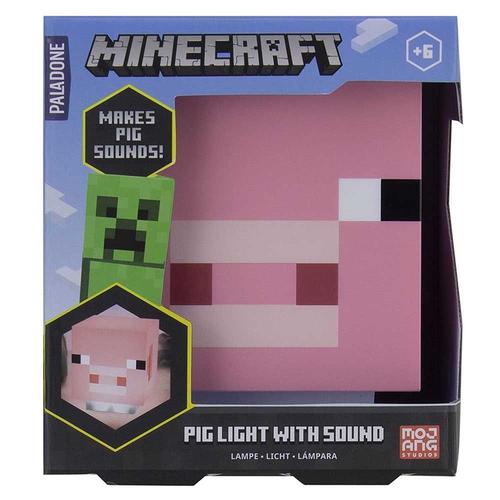 Minecraft Cochon Avec Lampe Sonore Paladone