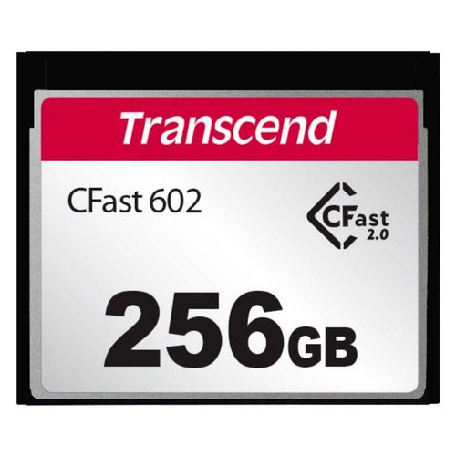 transcend cfast ts256gcfx602 256gb 2.0 memoire carte