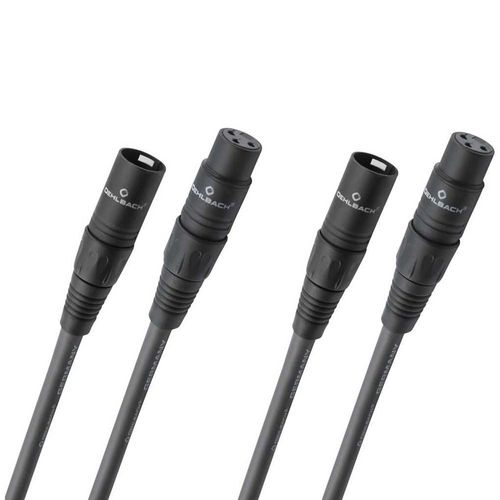 oehlbach cable audio analogique xlr d1c2071 1.25 m 2 unites