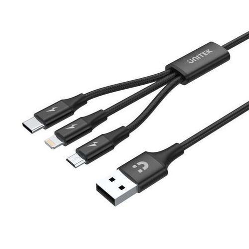 unitek cable usb a vers micro usb b c14049bk 1.2 m