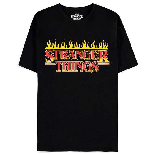 Difuzed T Shirt A Manches Courtes Stranger Things Fire Logo