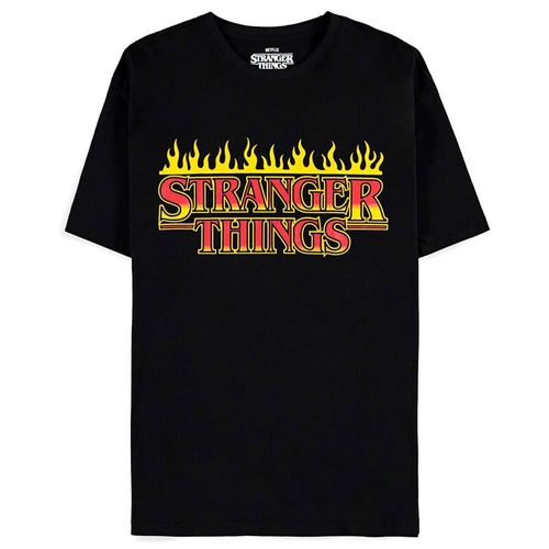 Difuzed T Shirt A Manches Courtes Stranger Things Fire Logo