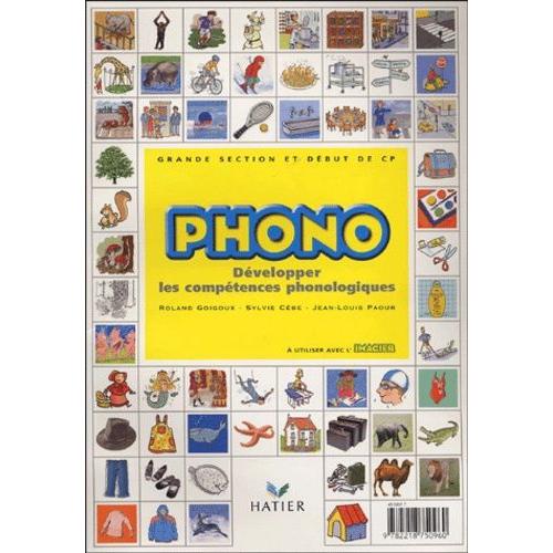 Phono Grande Section Maternelle Et Début Du Cp - Développer Les Compétences Phonologiques