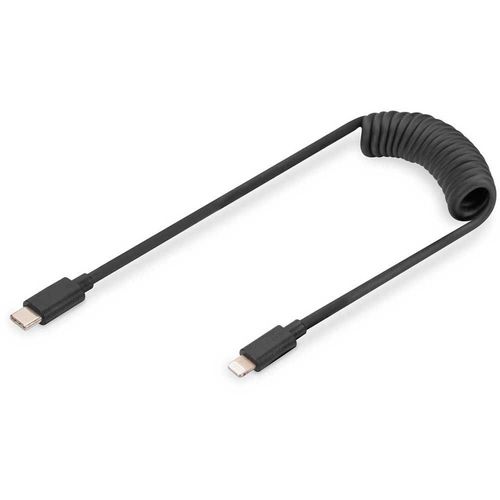 digitus cable usb c vers lightning kab st st 1 m