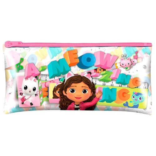 Kids Licensing Ensemble De Papeterie Trousse A Crayons Gabbys Dollhouse