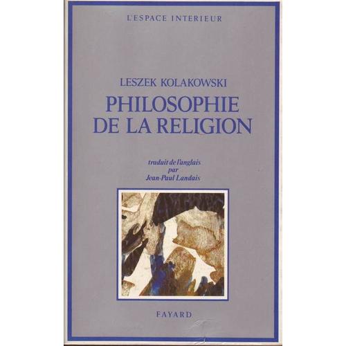 Philosophie De La Religion