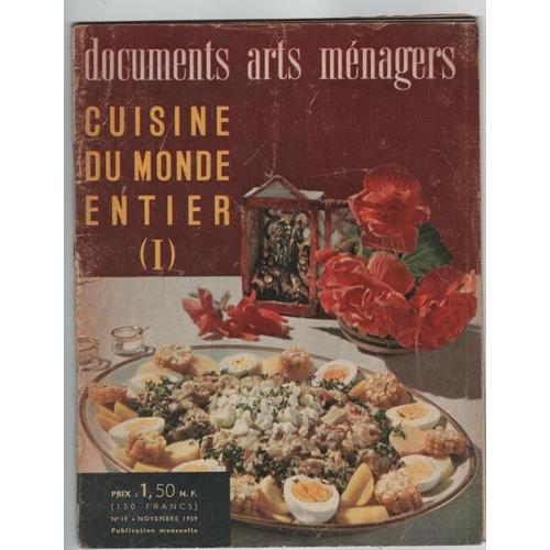 Documents Arts Menagers  N° 19 : Cuisine Du Monde Entier (1)
