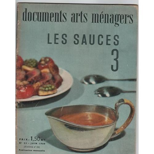 Documents Arts Menagers  N° 23 : Les Sauces 3