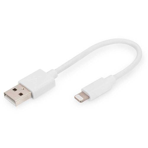 digitus cable usb a vers lightning 15 cm