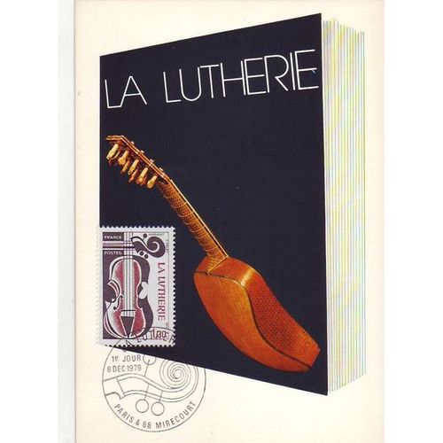 La Lutherie - Paris Et Mericourt - Fdc 1er Jour - Ref 000 119