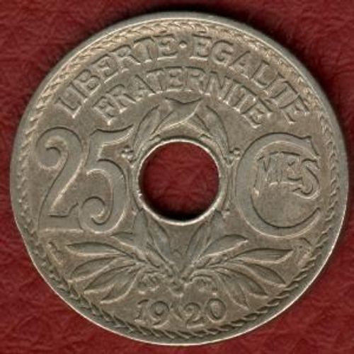 France 25 Centimes 1920