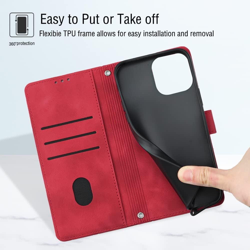 Coque Pour Iphone 6s Plus/6 Plus, Rabat Portefeuille Cuir Et... - 5