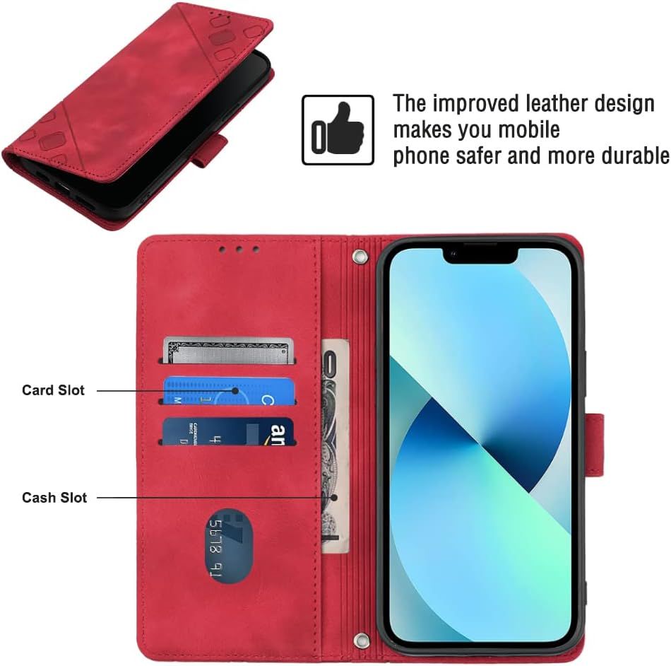 Coque Pour Iphone 6s Plus/6 Plus, Rabat Portefeuille Cuir Et... - 6