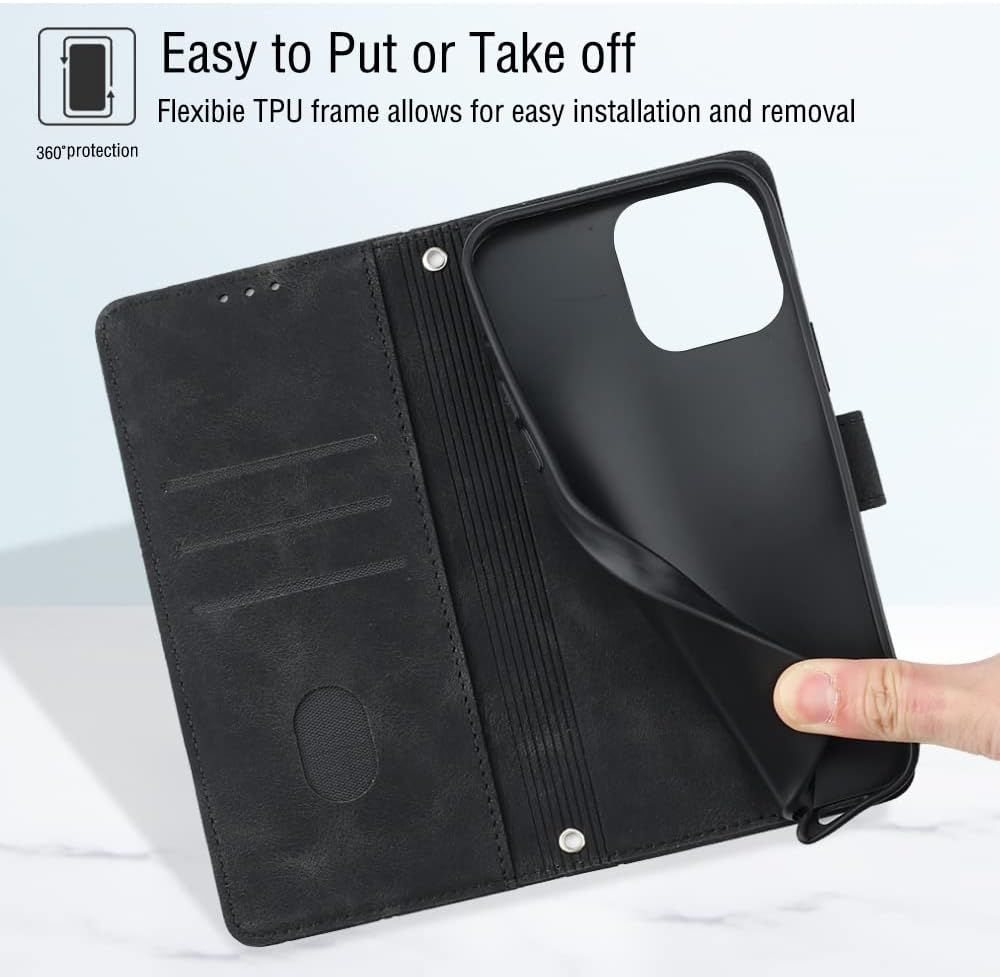Coque Pour Iphone 6s Plus/6 Plus, Rabat Portefeuille Cuir Et... - 5