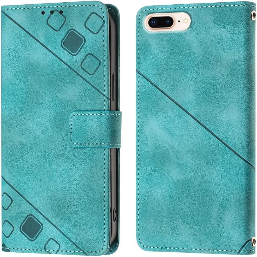 Coque Pour Iphone 6s Plus/6 Plus, Rabat Portefeuille Cuir Et... - 2