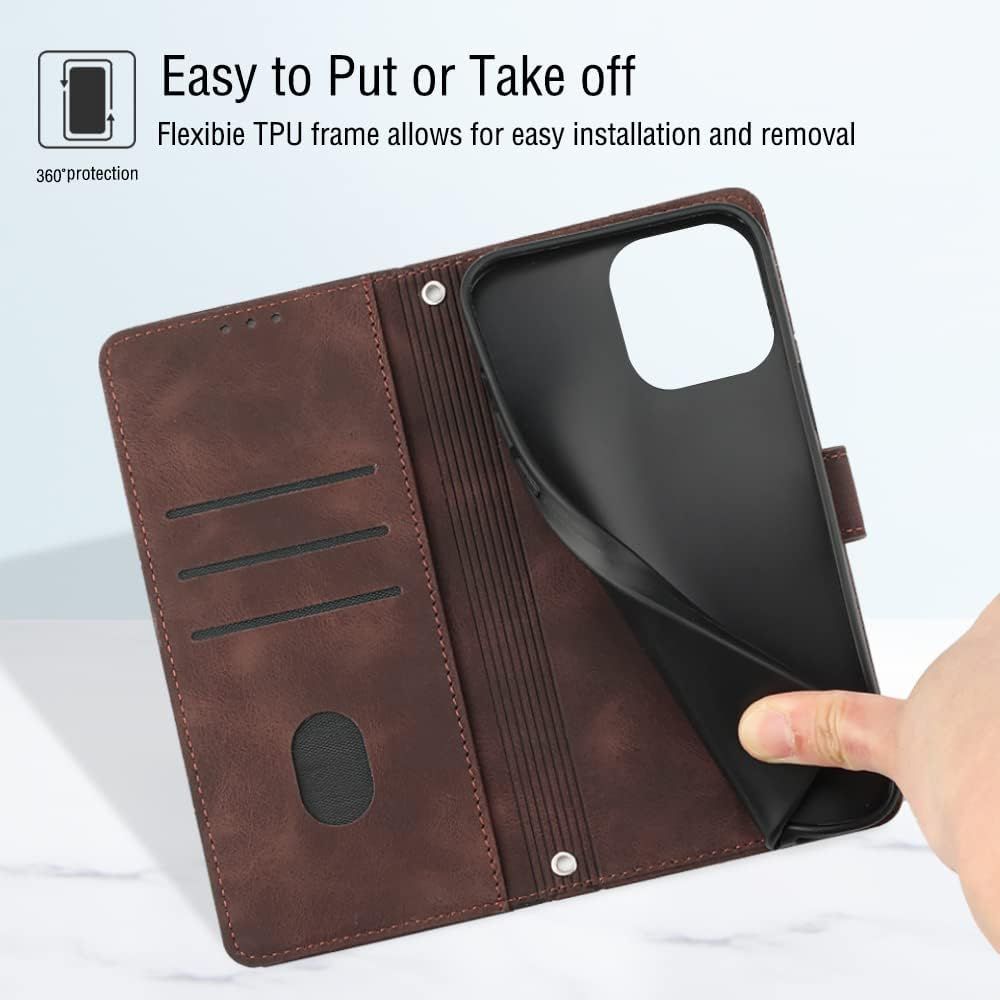 Coque Pour Iphone 6s Plus/6 Plus, Rabat Portefeuille Cuir Et... - 5