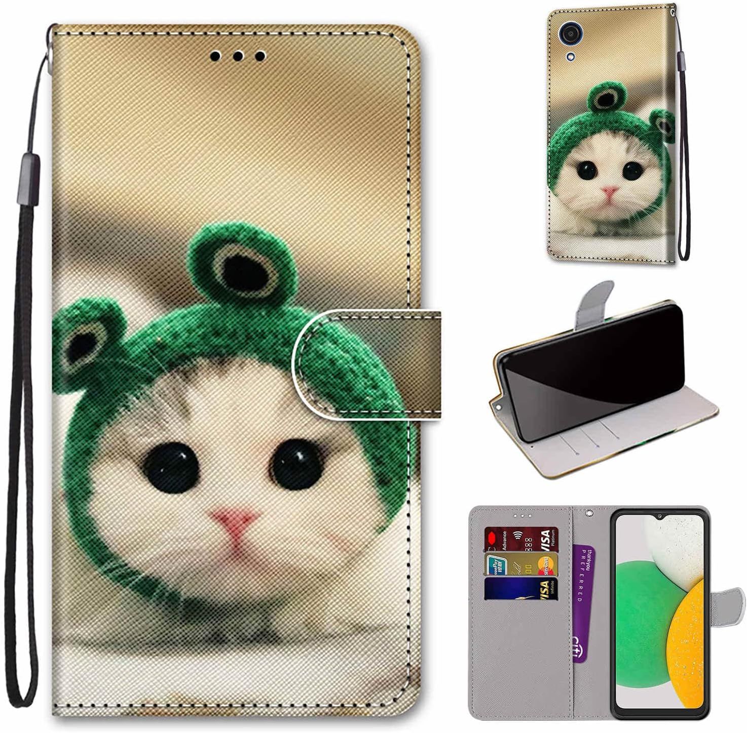 Coque Pour Samsung Galaxy A03 Core, Housse Etui Portefeuille... - 3