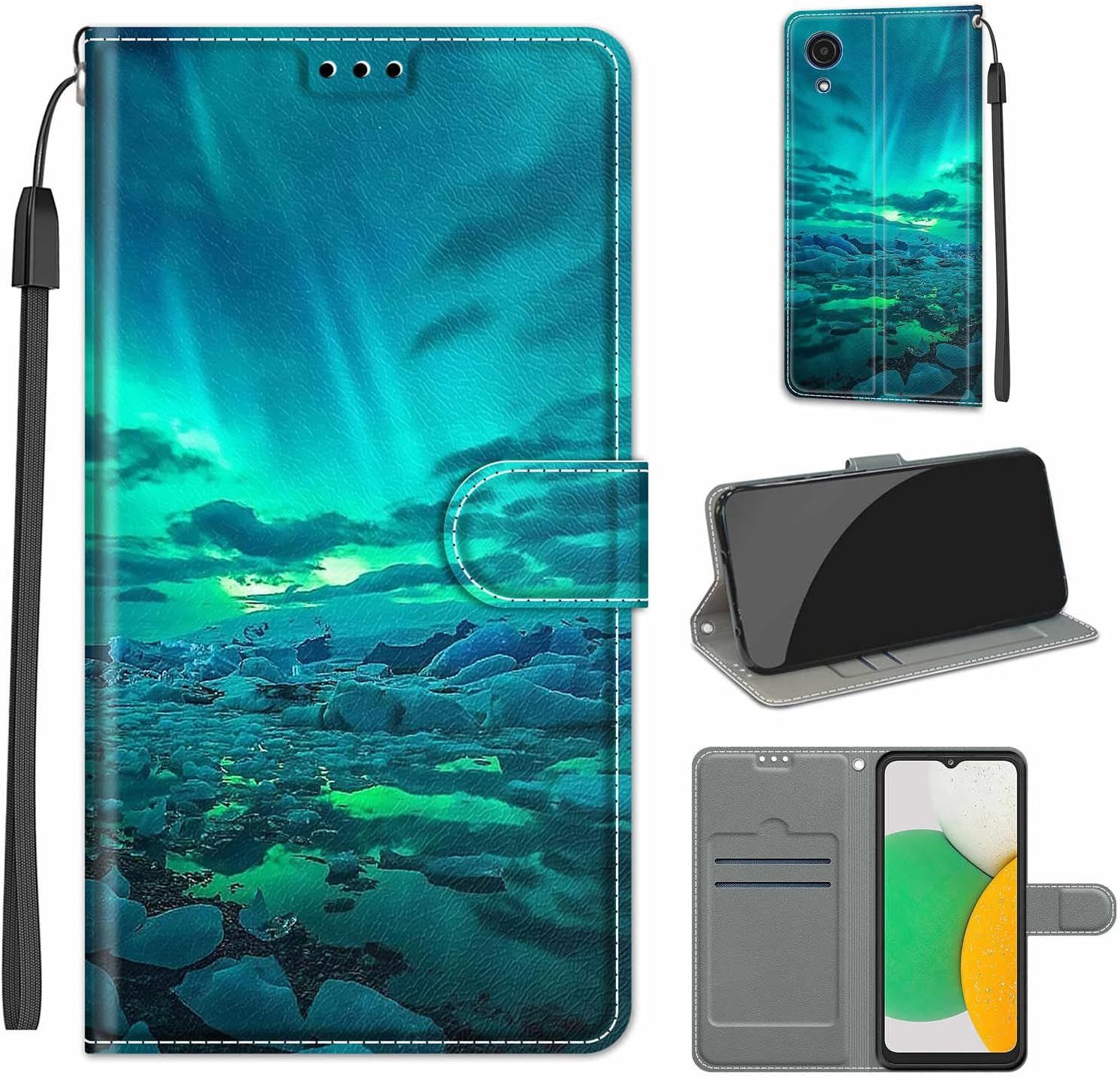 Coque Pour Samsung Galaxy A03 Core, Mode Cratif Effet Bookst... - 3