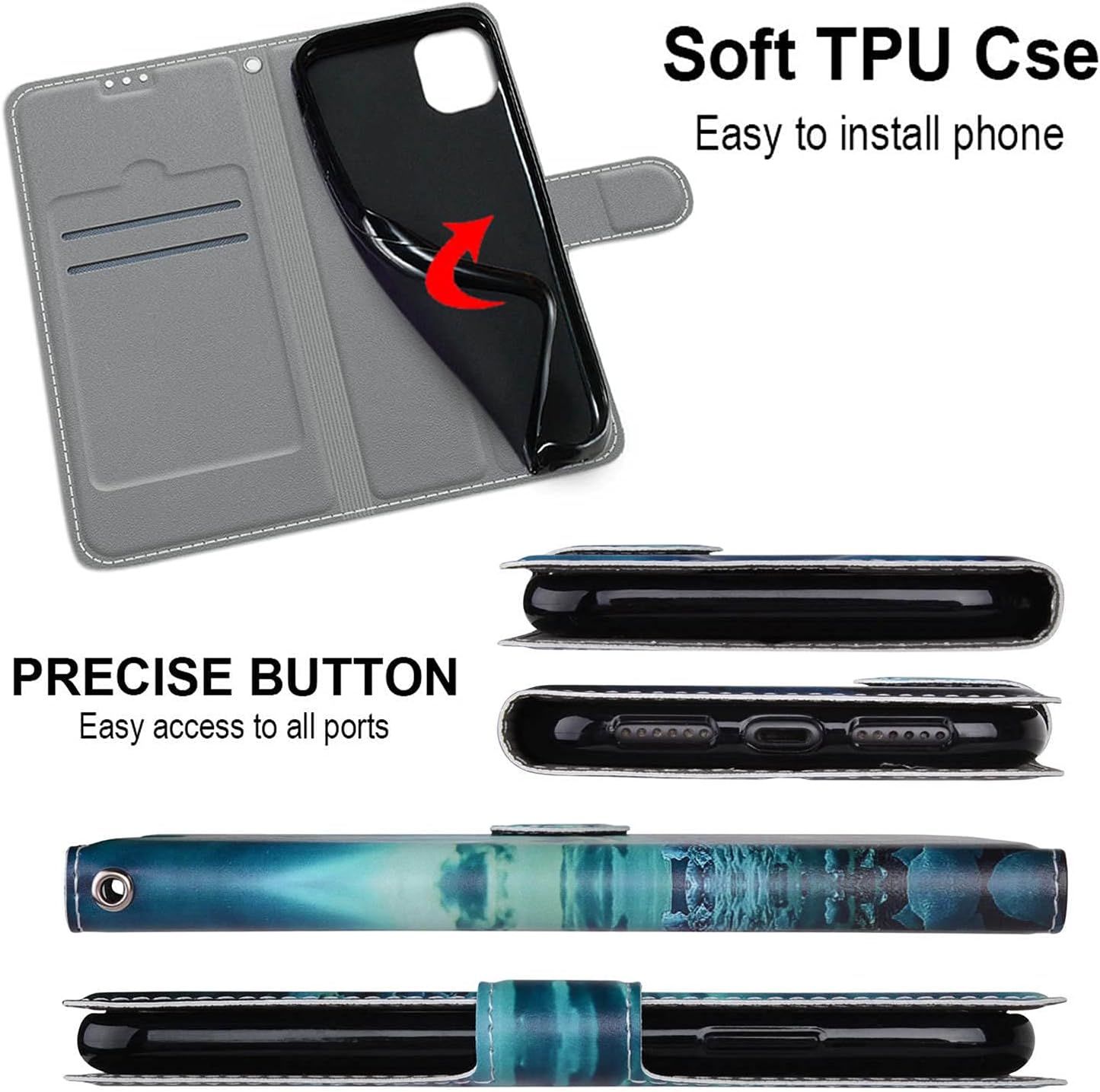 Coque Pour Samsung Galaxy A03 Core, Mode Cratif Effet Bookst... - 7