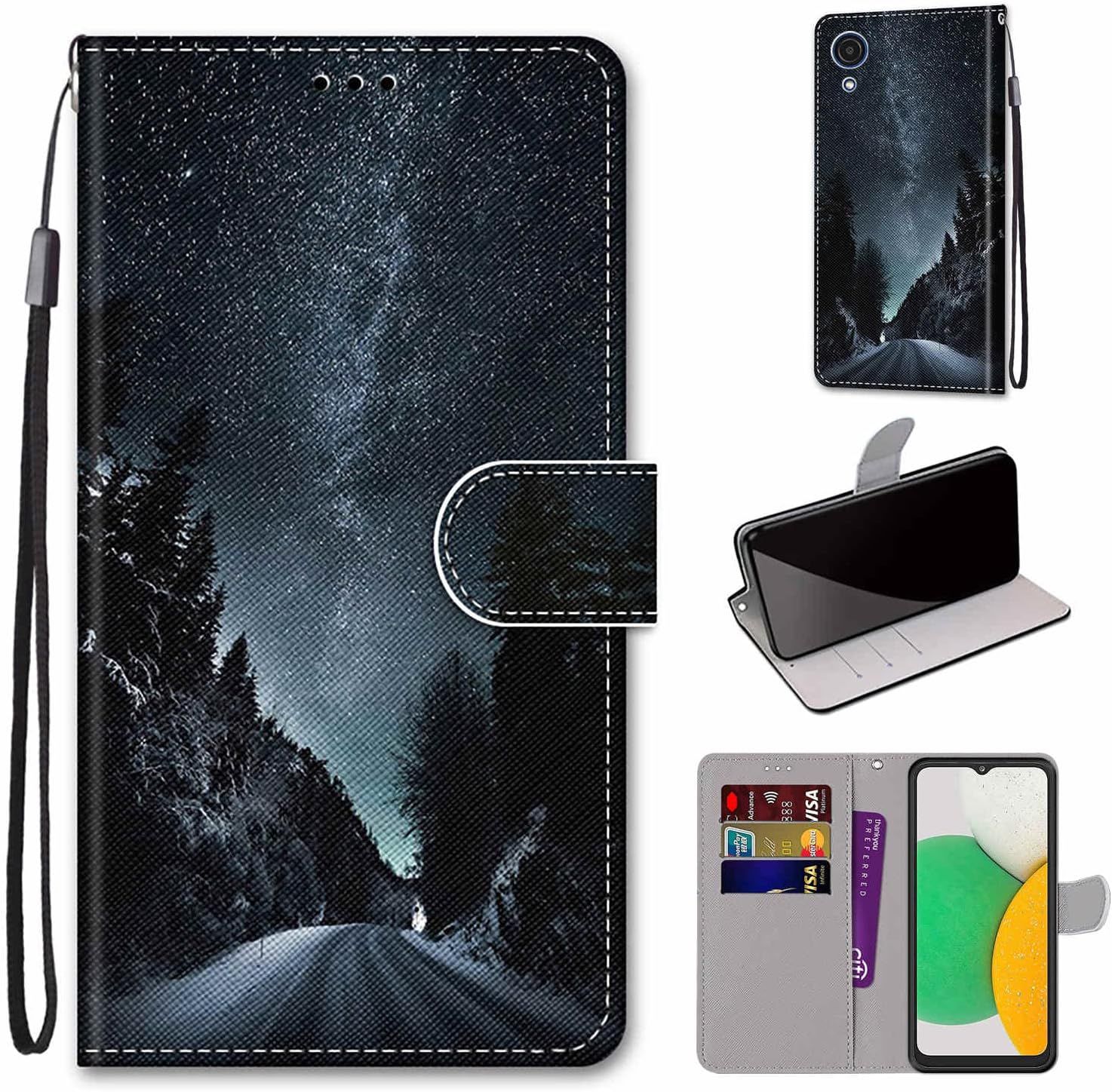 Coque Pour Samsung Galaxy A03 Core, Housse Etui Portefeuille... - 3