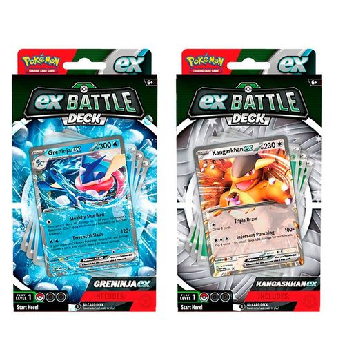 Bandai Cartes A Collectionner Pokemon Espagnoles Assorties Greninja Kangaskhan