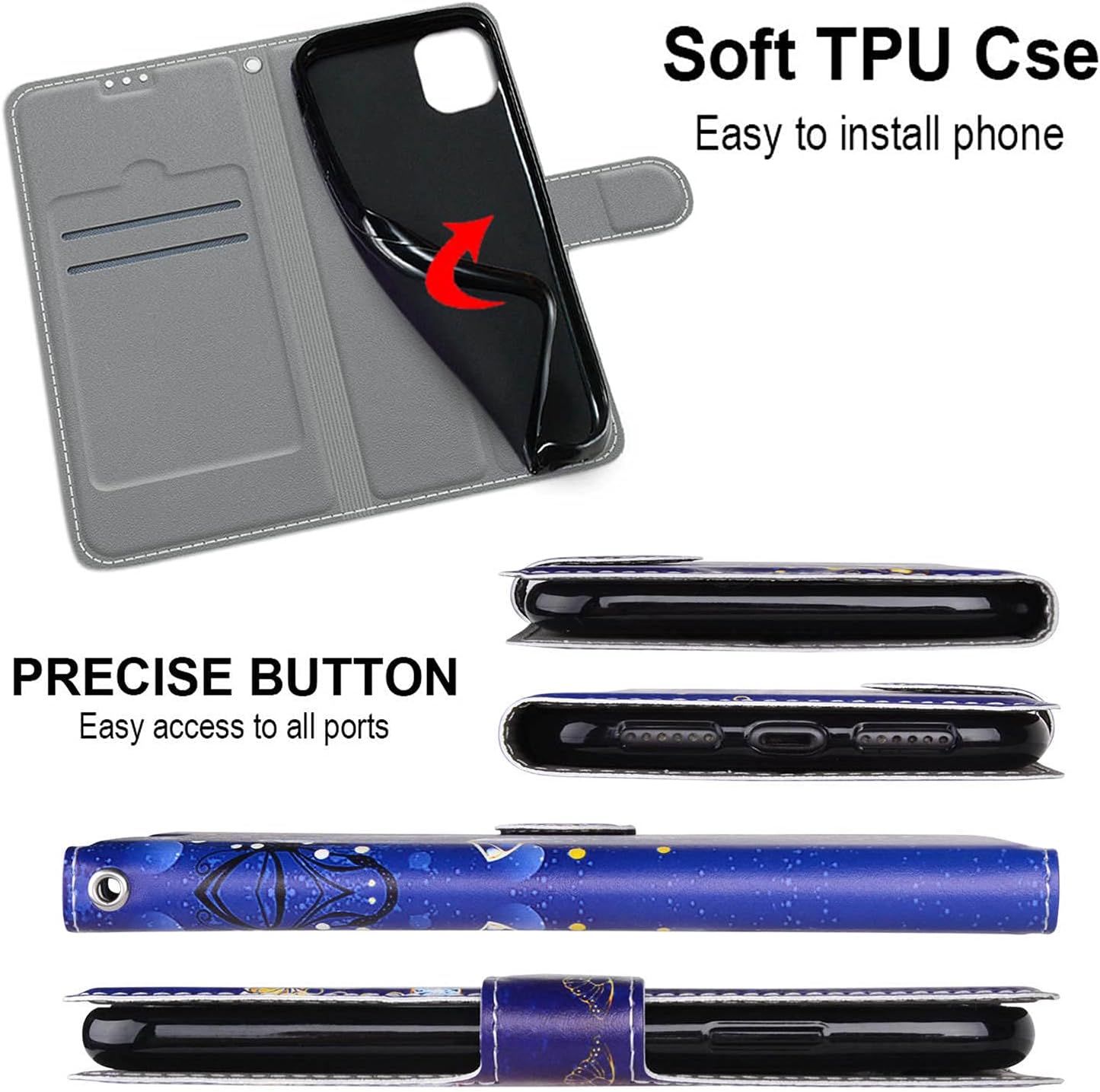 Coque Pour Samsung Galaxy A03 Core, Mode Cratif Effet Bookst... - 7