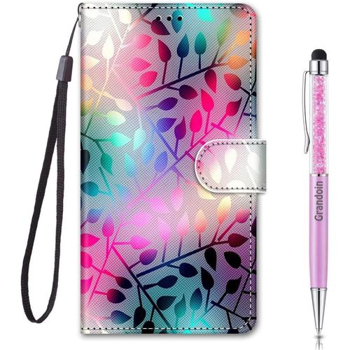 Coque Pour Samsung Galaxy A03 Core, Housse Etui Portefeuille Samsung A03 Core, Mode Cratif Effet Bookstyle Tui De Protection Housse En Pu Cuir Avec Tpu Silicone Phone Case (Couleur)