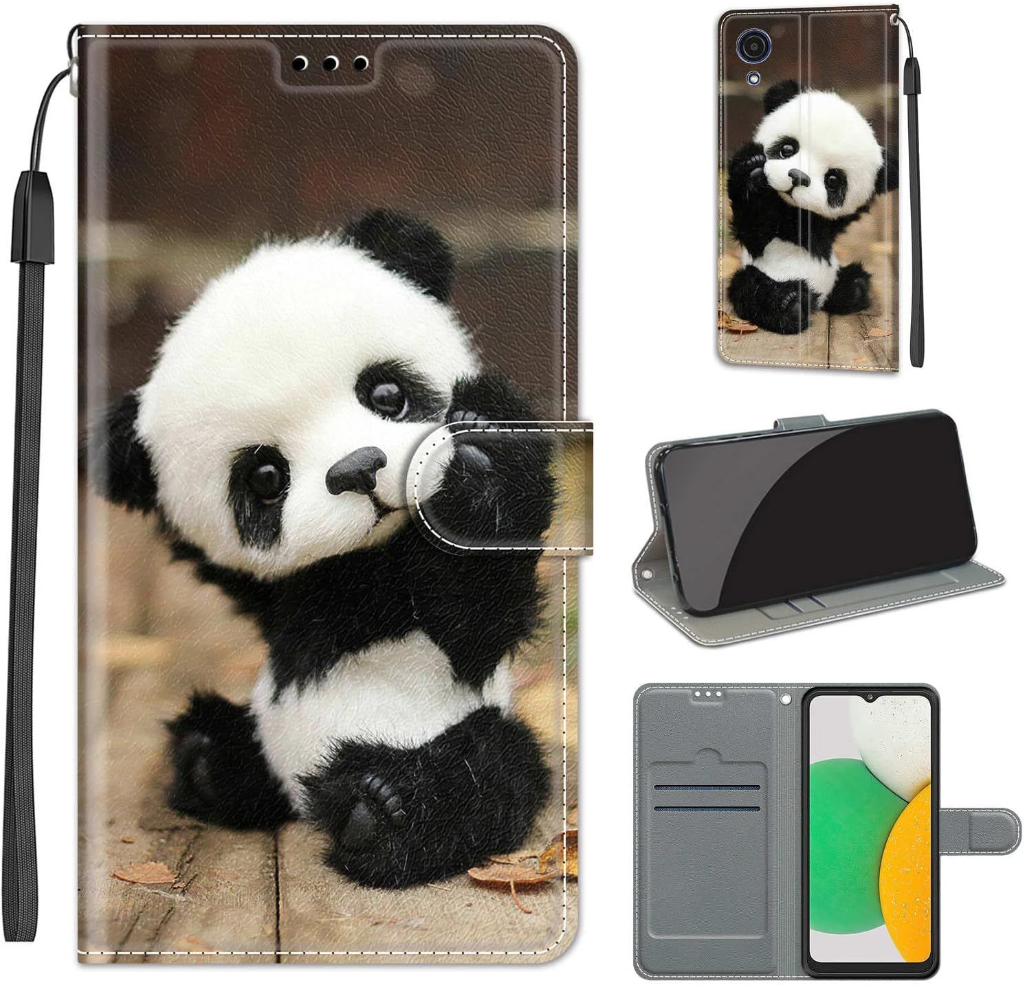 Coque Pour Samsung Galaxy A03 Core, Mode Cratif Effet Bookst... - 3