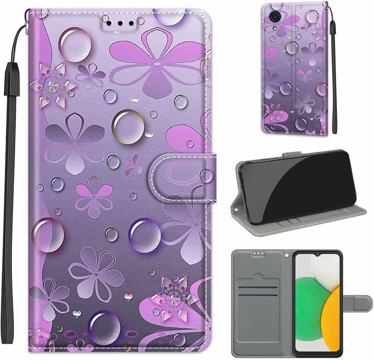 Coque Pour Samsung Galaxy A03 Core, Mode Cratif Effet Bookst... - 3