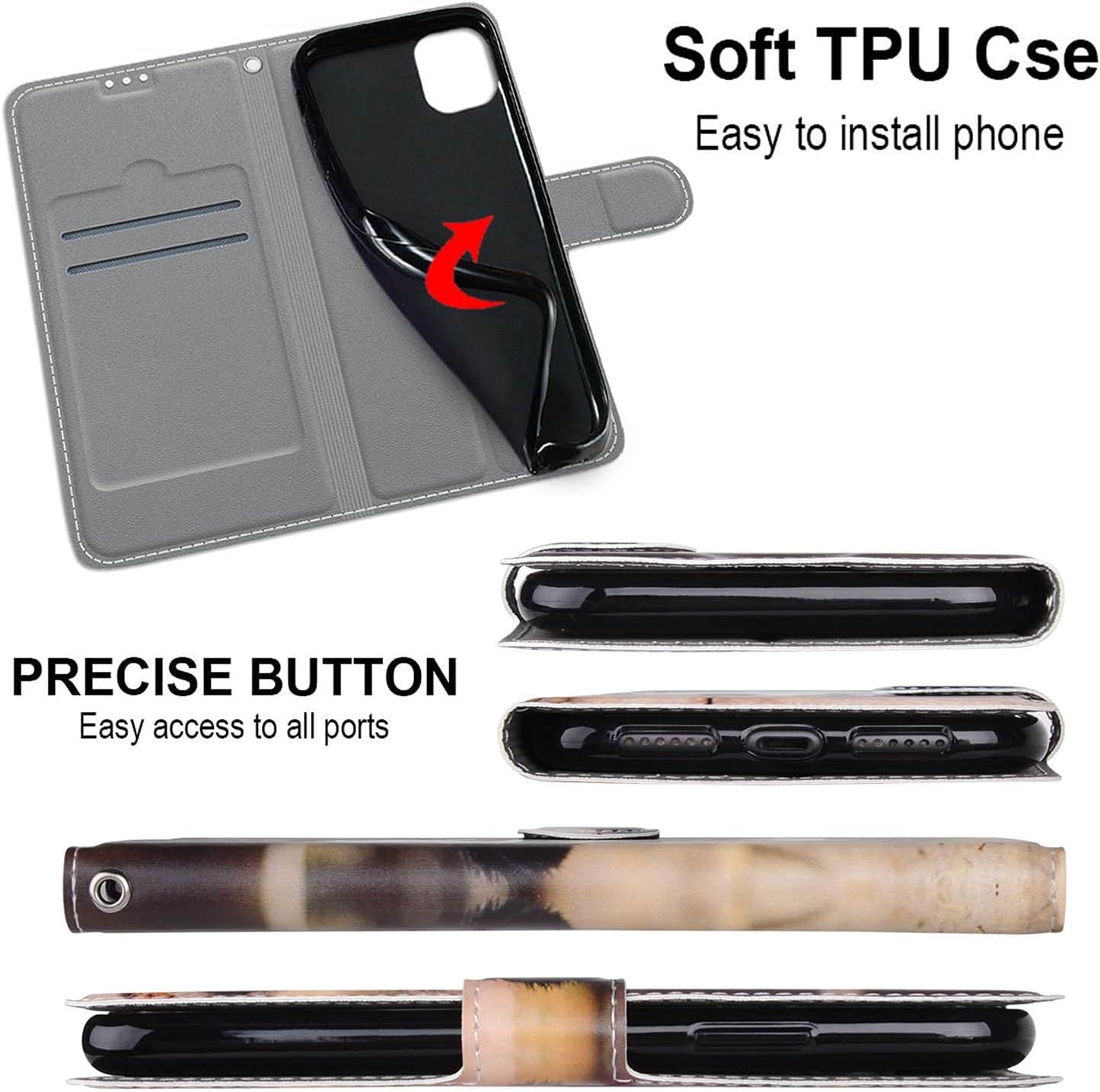 Coque Pour Samsung Galaxy A03 Core, Mode Cratif Effet Bookst... - 7