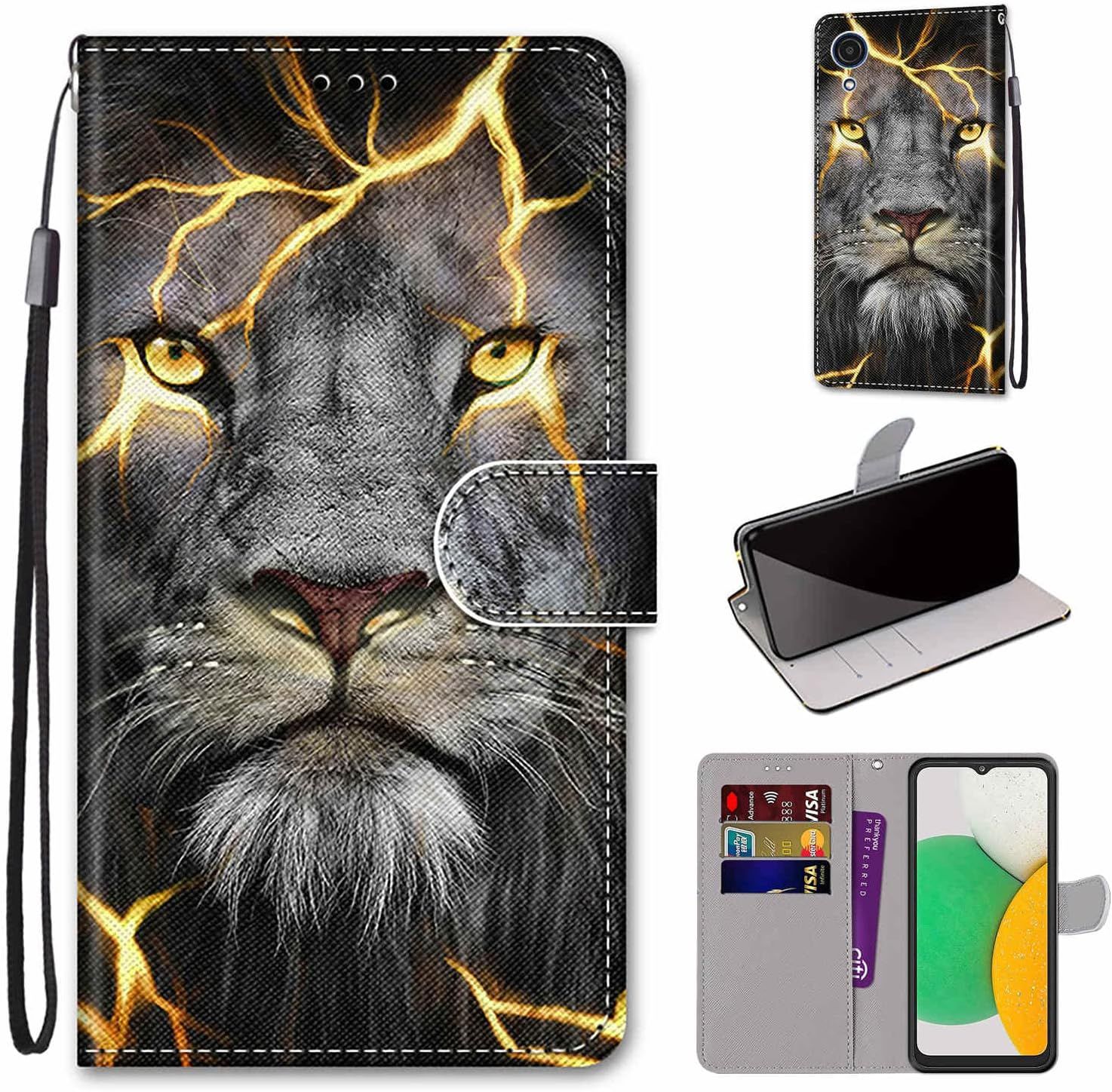 Coque Pour Samsung Galaxy A03 Core, Housse Etui Portefeuille... - 3