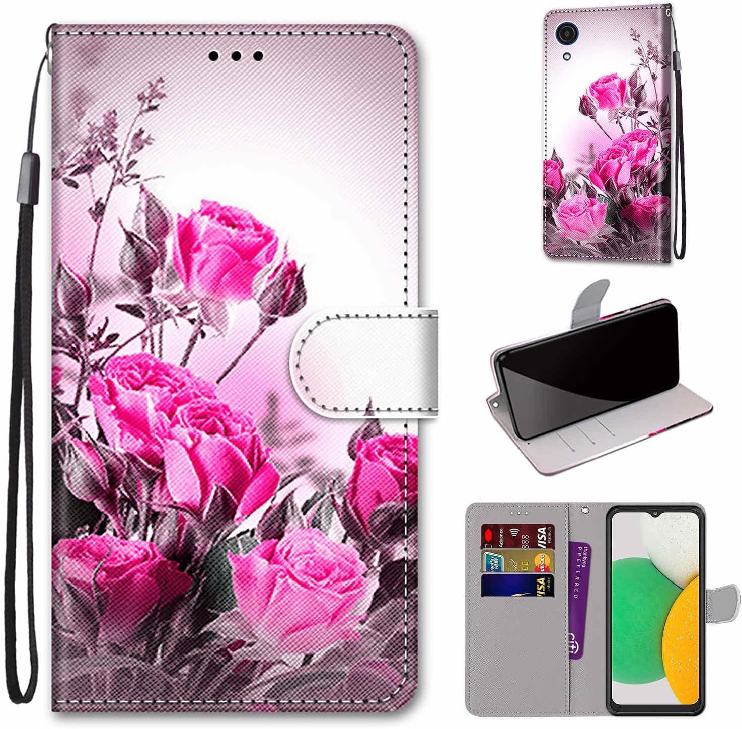 Coque Pour Samsung Galaxy A03 Core, Housse Etui Portefeuille... - 3