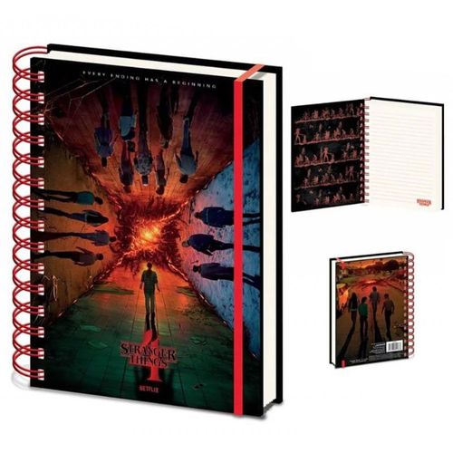 Pyramid International Carnet A5 Wiro Premium Stranger Things 4 Every Ending Has A Beginning