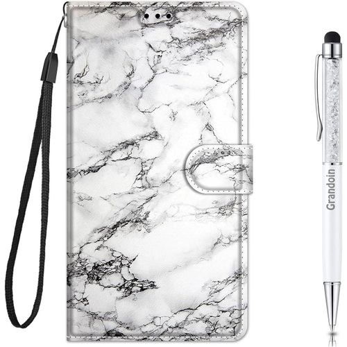Coque Pour Xiaomi Redmi Note 4 / 4x, Mode Cratif Effet Bookstyle Dsign Tui De Protection Housse En Pu Cuir Avec Portefeuille Fermeture Magntique Fentes Pour Cartes (Marbre 1)